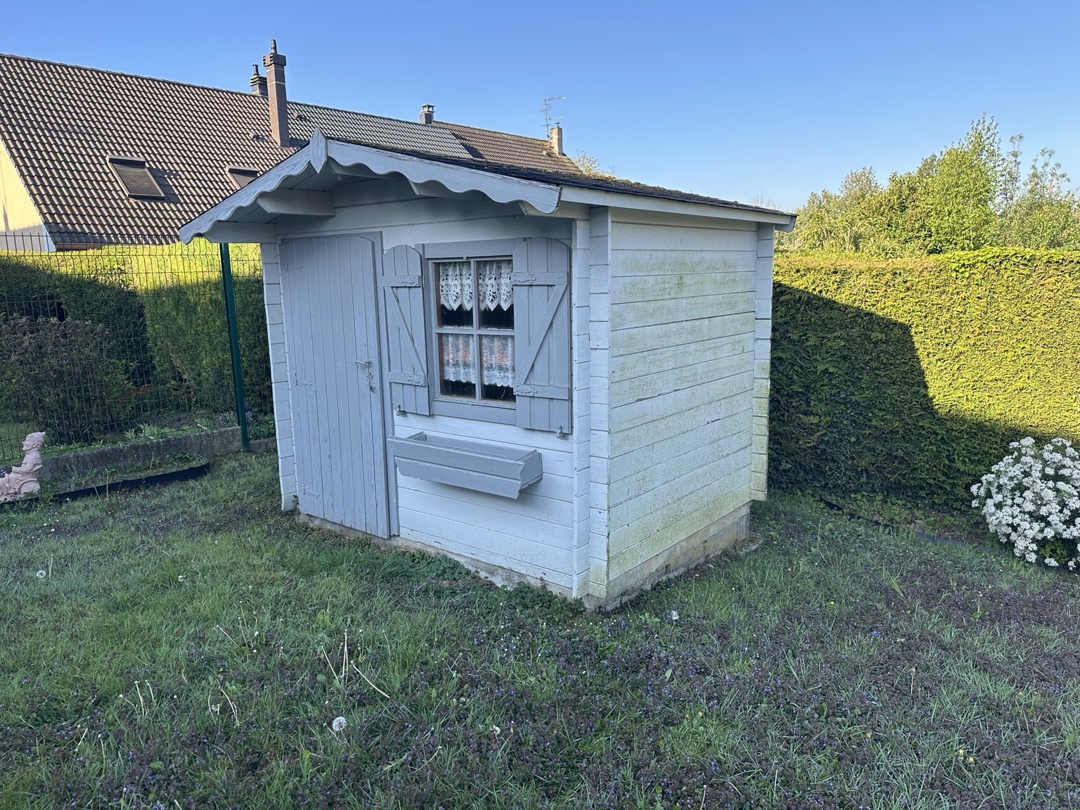Chalet bois avant rénovation